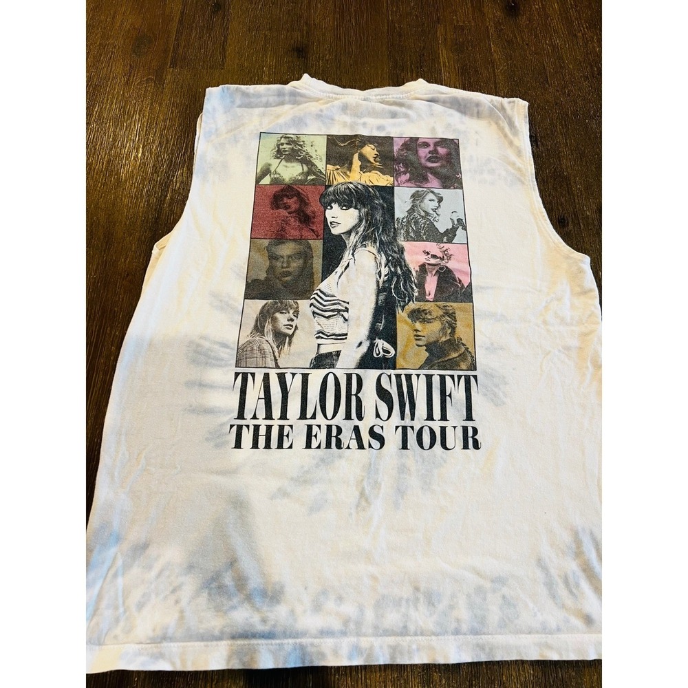 Taylor Swift The Eras Tour Tie Dye Muscle Tank Top Medium Official Merch